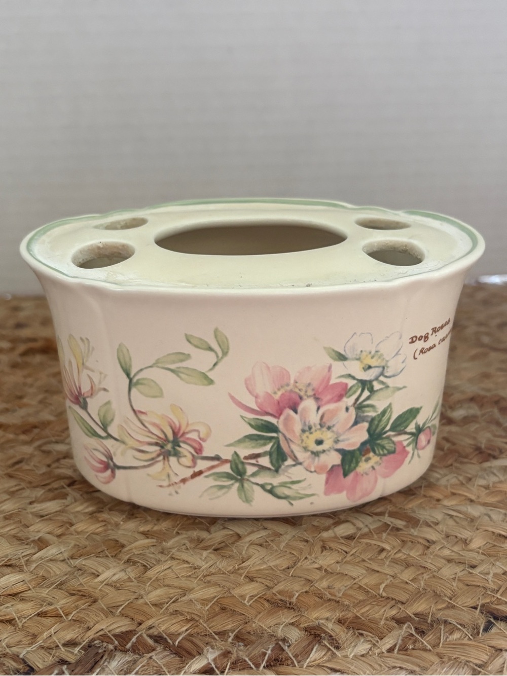 Vintage Royal Winton “The Country Diary Collection toothbrush holder